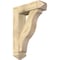Ekena Millwork Funston Arts and Crafts Rough Sawn Bracket w/ Offset Brace, Douglas Fir, 6"W x 20"D x 28"H BKT0604X20X28FST03RDF - alternate 1
